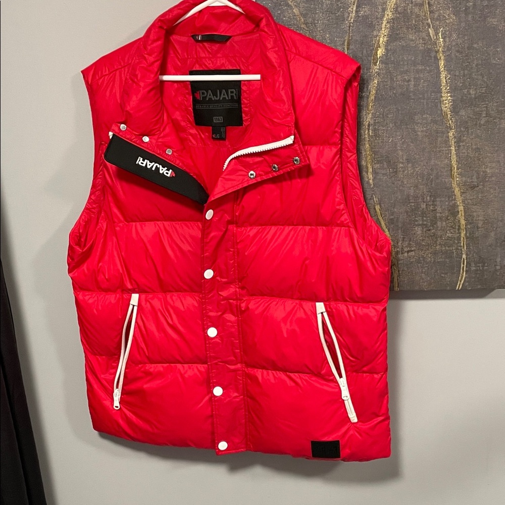 Pajar Men's Vibrant Red Quilted Vest